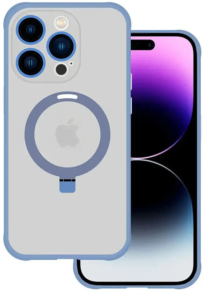Tel Protect Magical Magsafe Stand dėklas skirtas Apple iPhone 14 Pro mėlynos spalvos