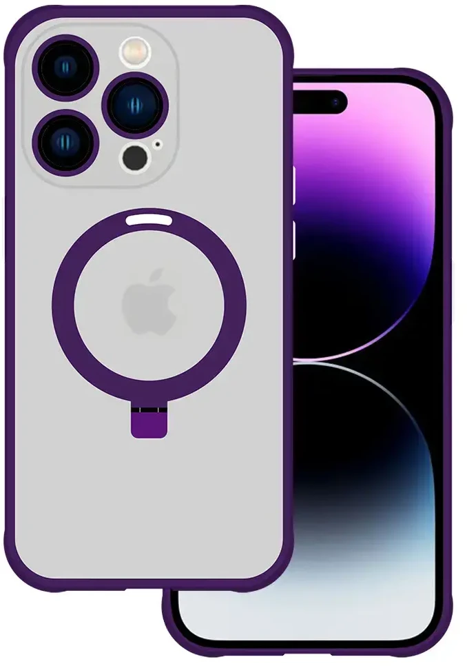 Tel Protect Magical Magsafe Stand dėklas, skirtas Apple iPhone 13 Pro, violetinės spalvos