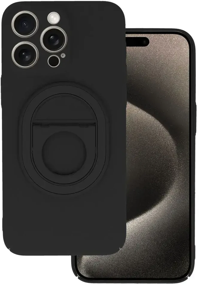 Tel Protect Magnetic Elipse dėklas skirtas iPhone 14 Pro Max juodos spalvos