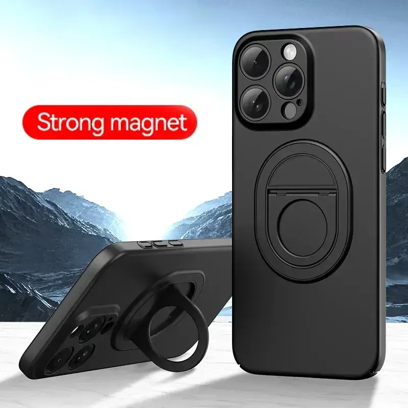 Tel Protect Magnetic Elipse dėklas skirtas Apple iPhone 14 Pro Max pilkos spalvos