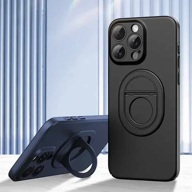 Tel Protect Magnetic Elipse dėklas skirtas Apple iPhone 14 Pro Max pilkos spalvos