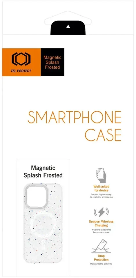 Tel Protect Magnetic Splash Frosted dėklas skirtas Apple iPhone 11 Pro baltos spalvos