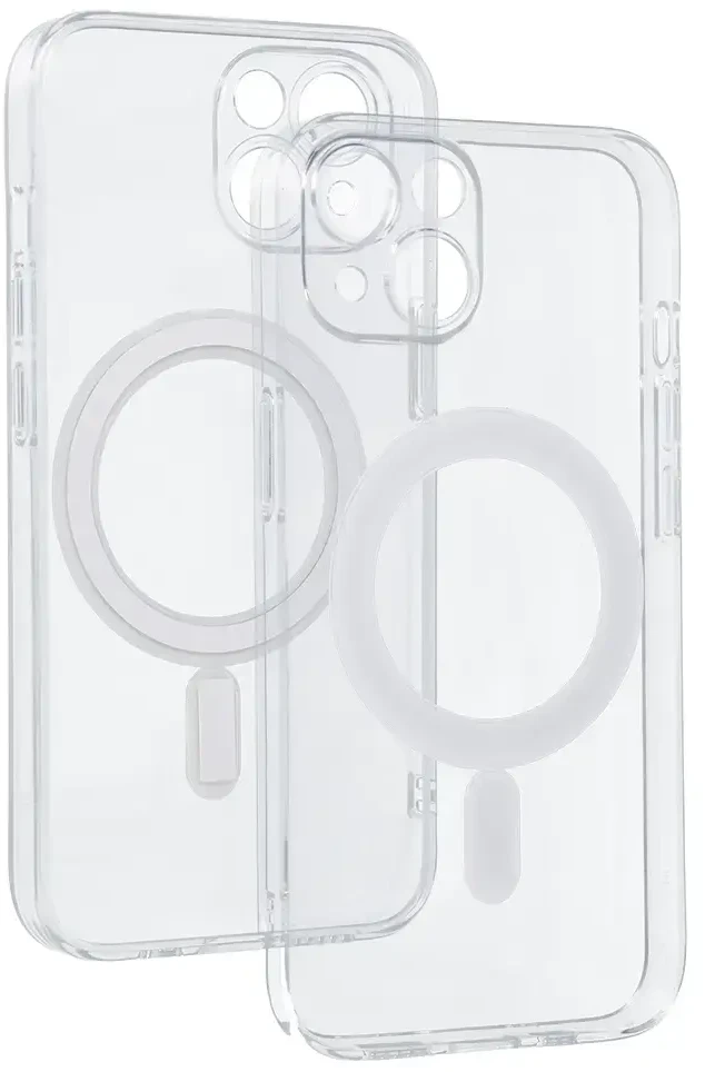 Tel Protect MagSilicone dėklas skirtas Apple iPhone 14 skaidrus
