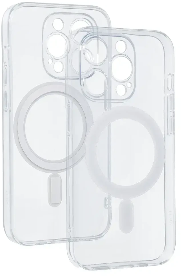 Tel Protect MagSilicone dėklas skirtas Apple iPhone 14 Pro skaidrus