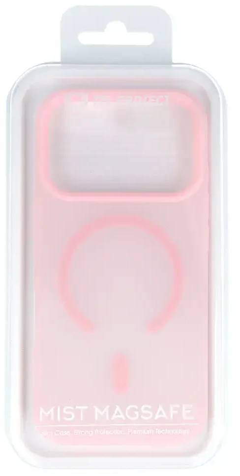 Tel Protect Mist Matte Magsafe dėklas skirtas Samsung Galaxy S23 light rožinės spalvos