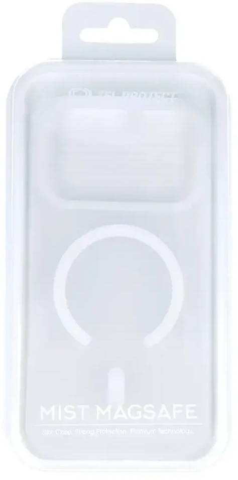 Tel Protect Mist Matte Magsafe dėklas skirtas Apple iPhone 16 Pro Max skaidrus