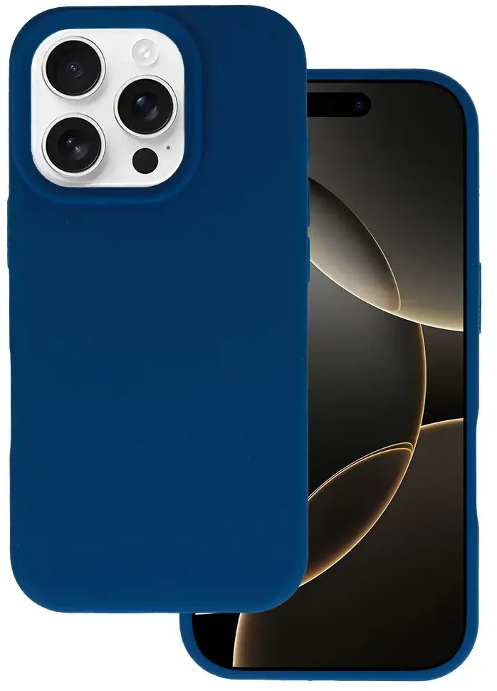 Tel Protect silikoninis Premium dėklas telefonui Apple iPhone 16 Pro mėlynos spalvos