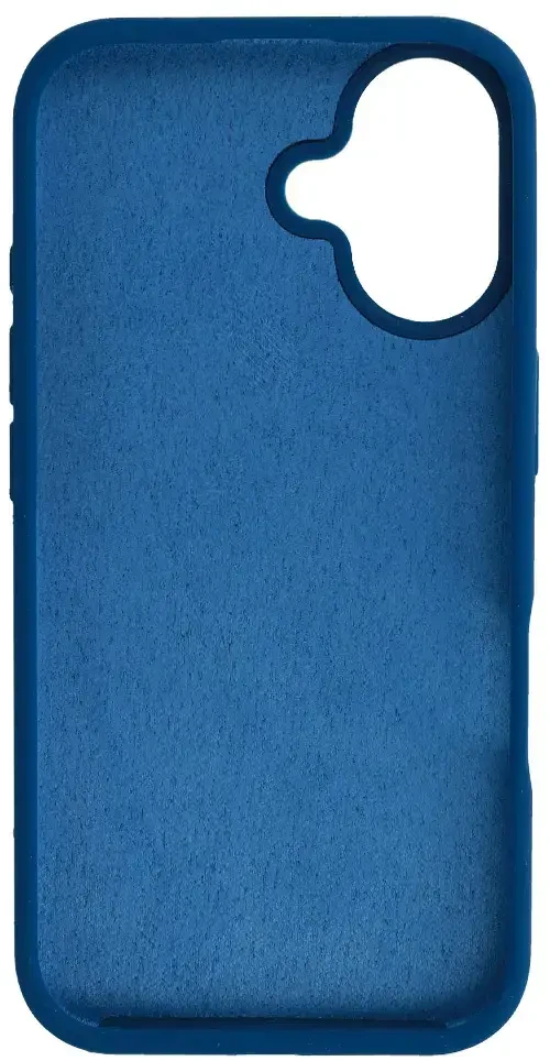 Tel Protect silikoninis Premium dėklas telefonui Apple iPhone 16 mėlynos spalvos