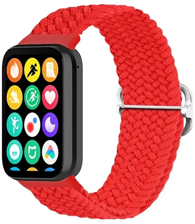 Telcon BRAIDED STRAP MI BAND 8 PRO/M8 PRO (4) Raudonas