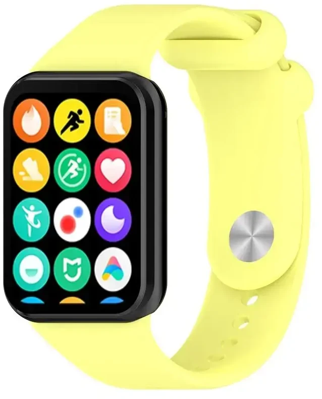 Telcon SILIKONINIS DIRŽELIS MI BAND 8 PRO/M8 PRO (6). GELTONAS