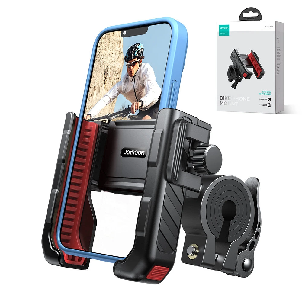 Dviračio / motociklo laikiklis Joyroom JR-ZS266 telefonams (juodas)