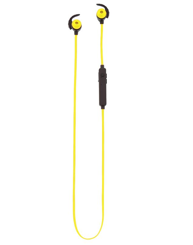 Geltonos Bluetooth sportinės ausinės Tellur Speed Series