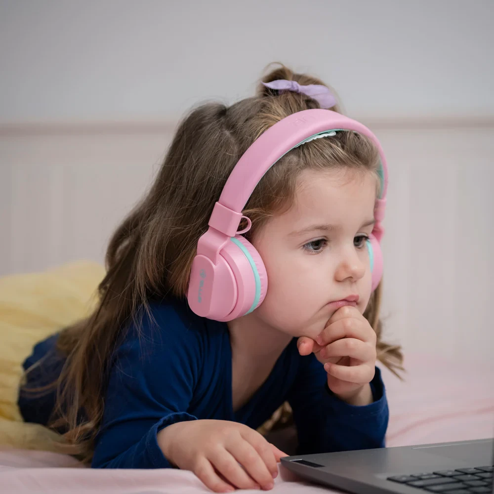Tellur Buddy Bluetooth ausinės rožinės spalvos