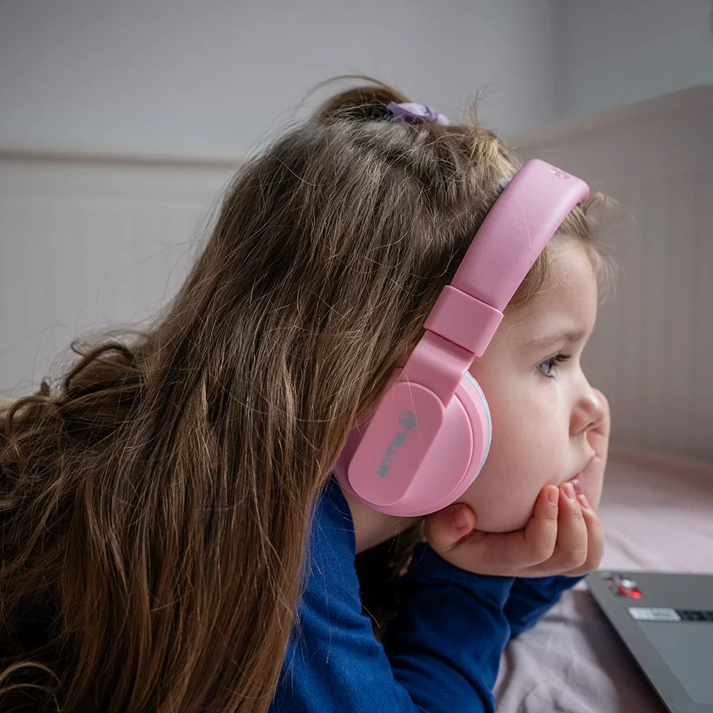 Tellur Buddy Bluetooth ausinės rožinės spalvos