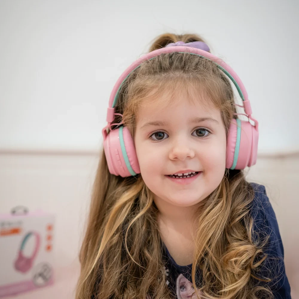 Tellur Buddy Bluetooth ausinės rožinės spalvos
