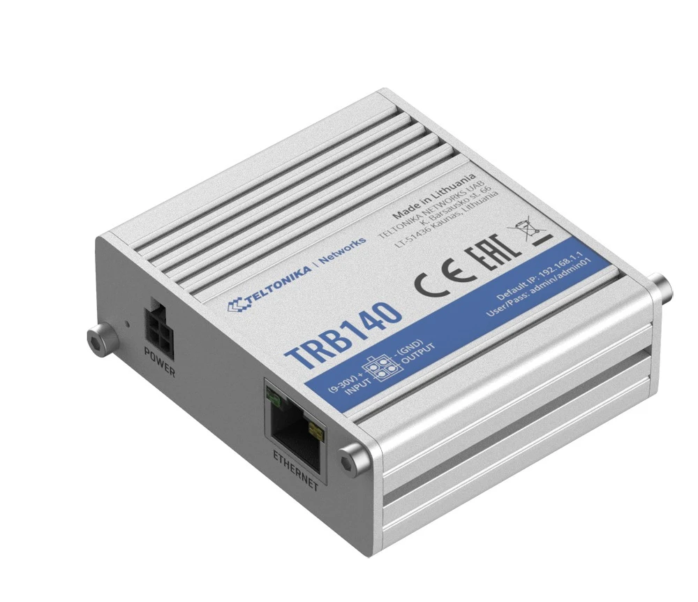 Šakotuvas TELTONIKA IOT GATEWAY TRB140 ETH