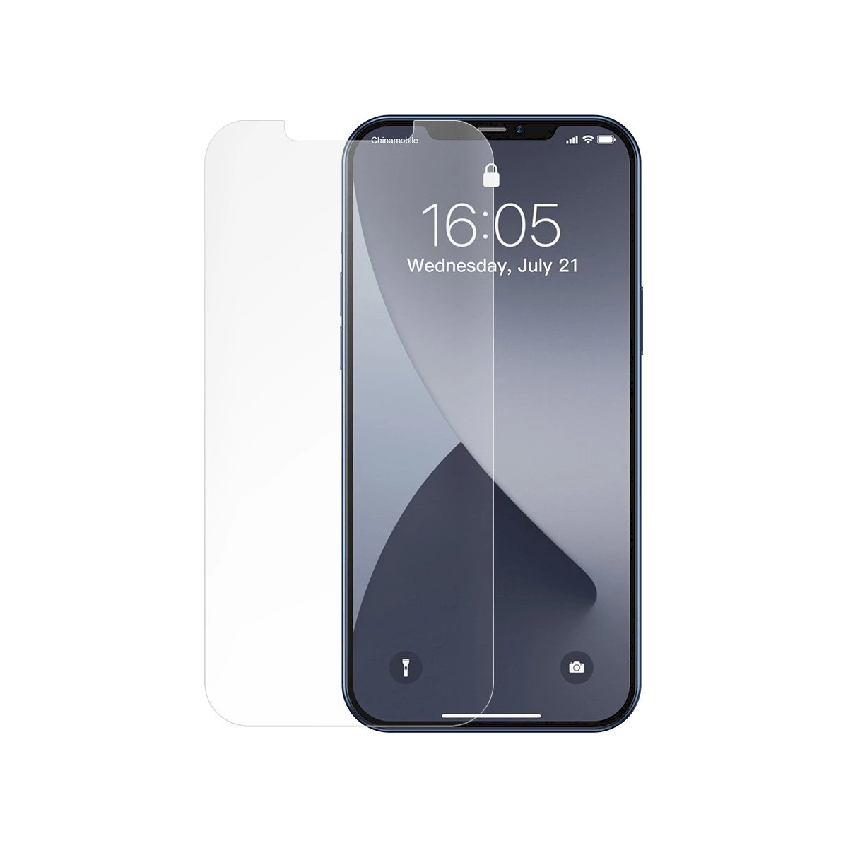 Grūdintas stiklas 0.3mm Baseus skirtas iPhone 12/12 Pro 6.1 - 2020m 2vnt