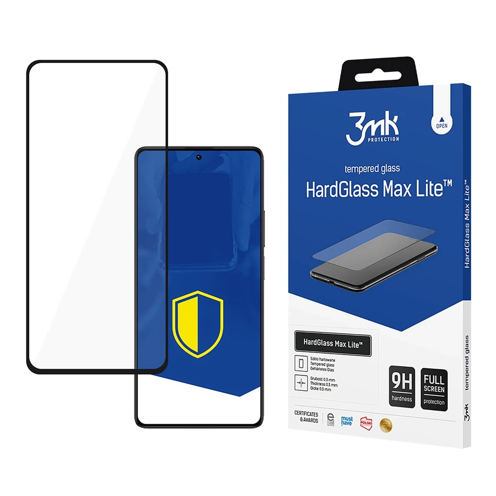 3Mk Protection 3Mk apsauga Redmi Note 13 5G - 3mk HardGlass Max Lite Juodas