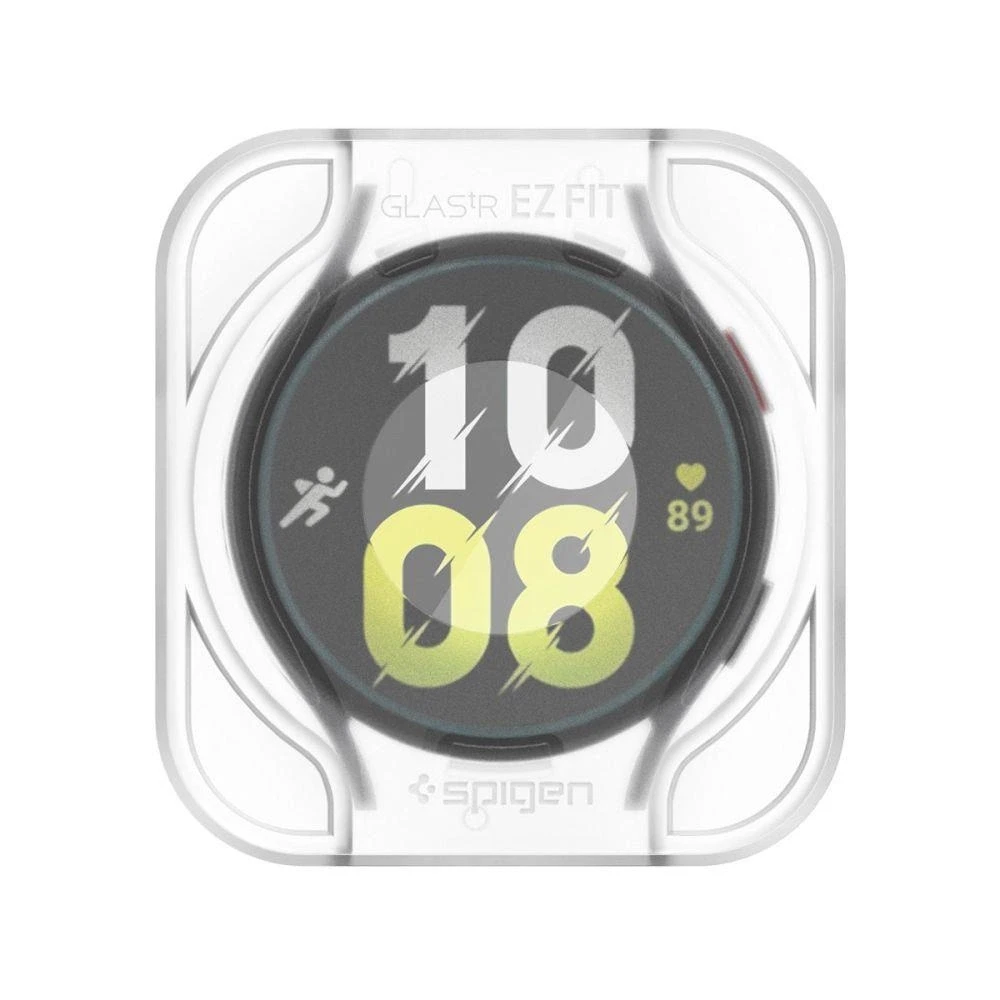 „Spigen GLAS.TR EZ FIT 2“ grūdintas stiklas, skirtas „Samsung Galaxy Watch 6“ 44 mm (2 vnt.)