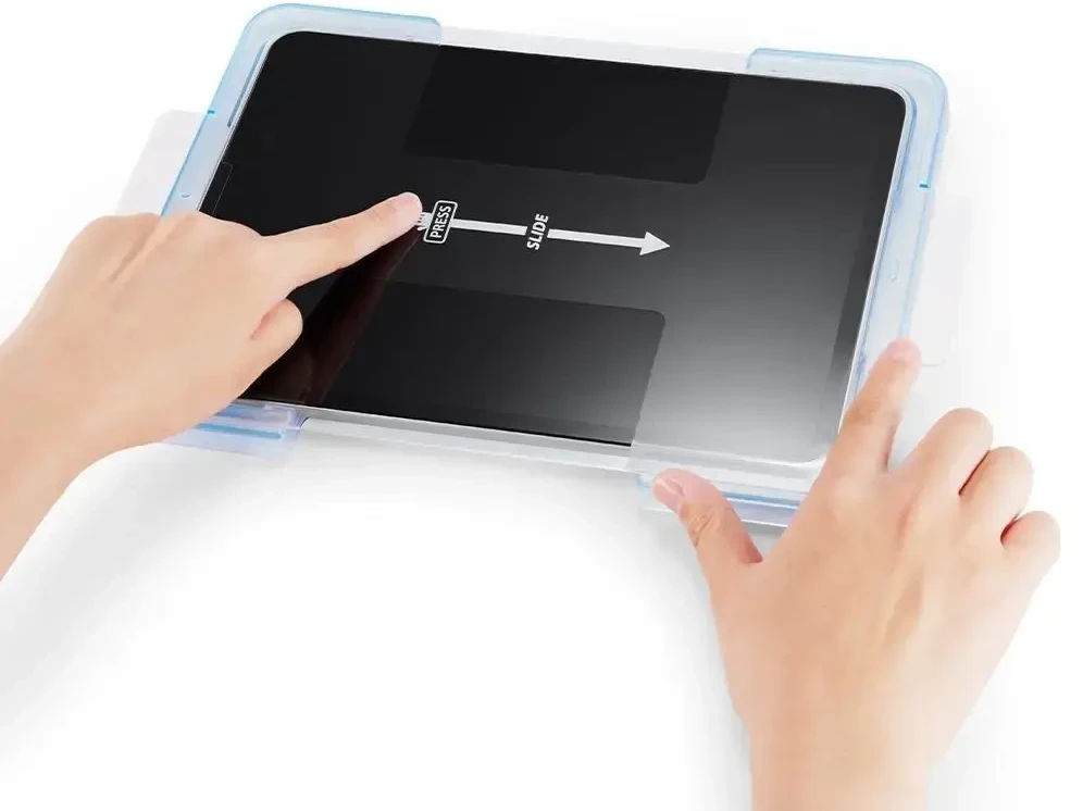 TEMPERED GLASS Spigen GRŪDINTO STIKLO "EZ FIT" IPAD AIR 4 | 5 | IPAD PRO 11 PERMATOMAS