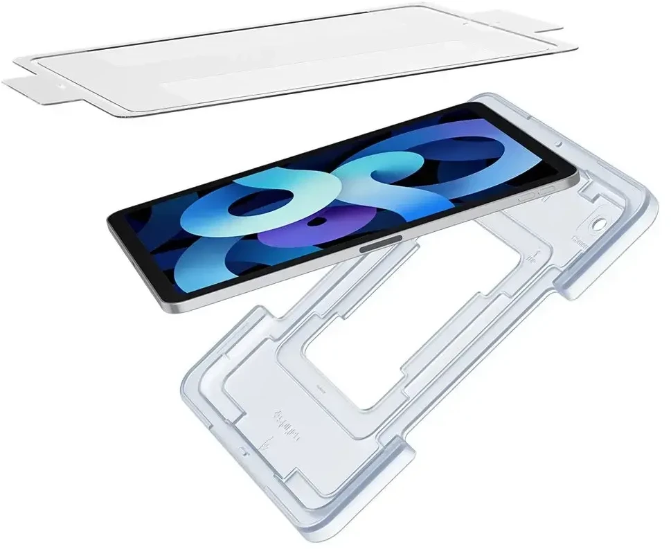TEMPERED GLASS Spigen GRŪDINTO STIKLO "EZ FIT" IPAD AIR 4 | 5 | IPAD PRO 11 PERMATOMAS