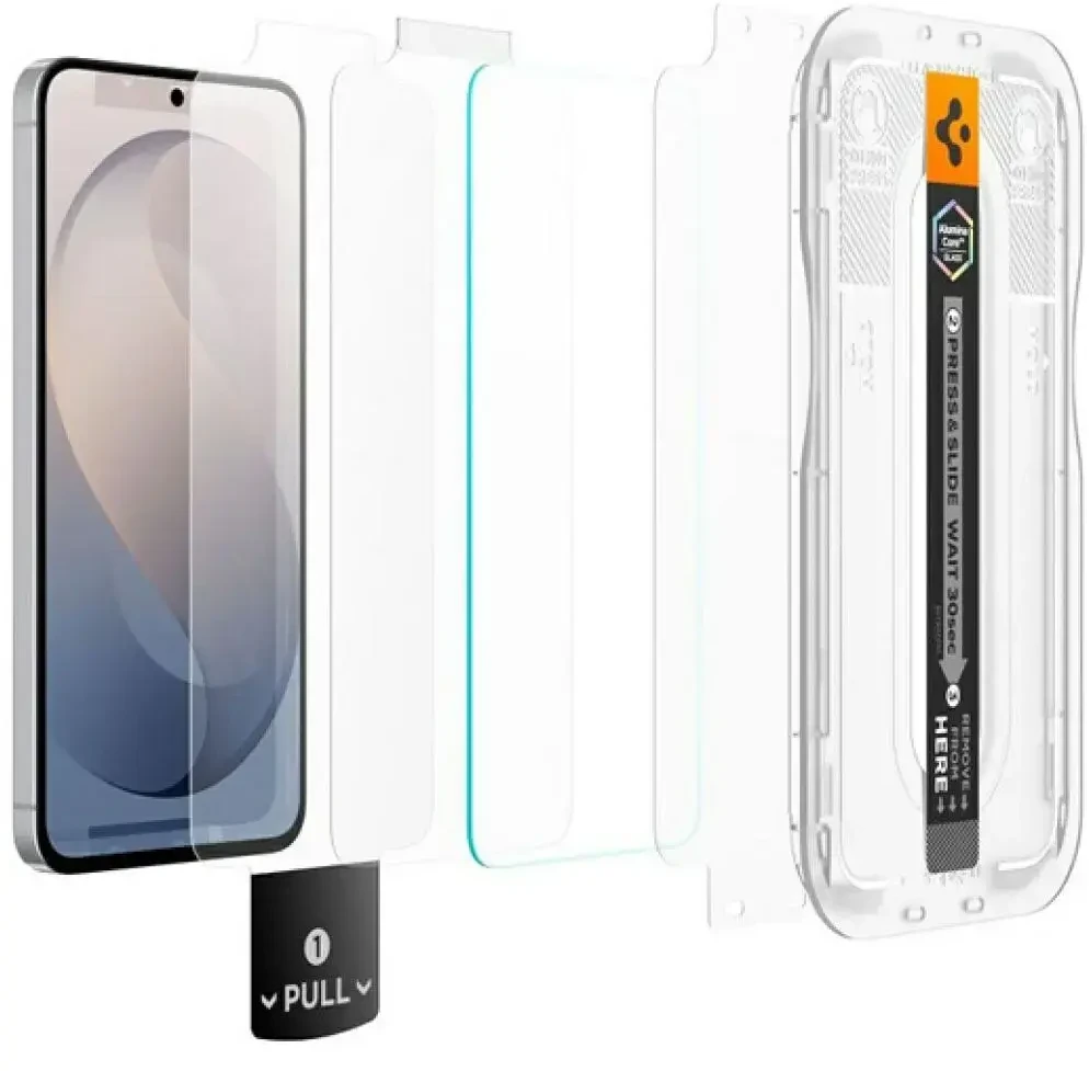 Grūdintas stiklas Spigen Glas.TR "EZ FIT PRO AC" do Samsung Galaxy S26 FE 2vnt..