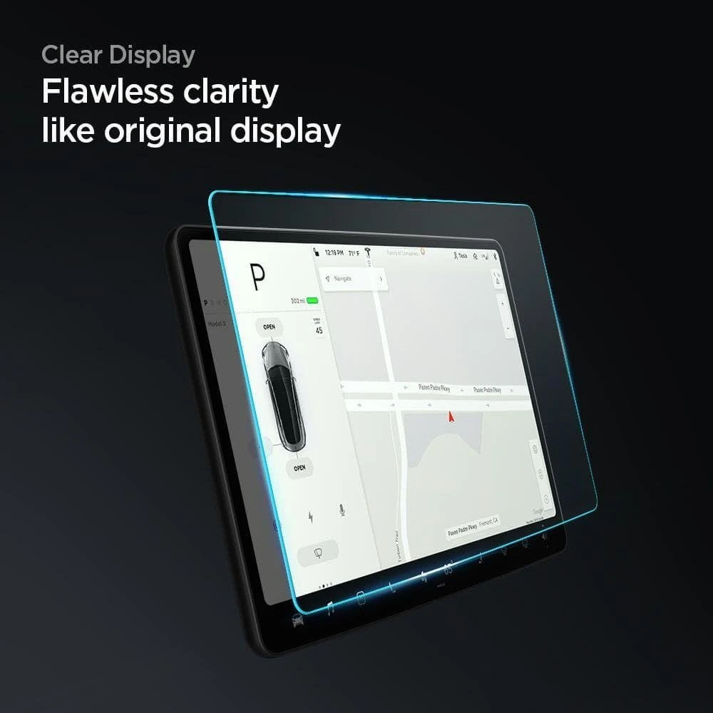 Spigen Glas.tR Ez Fit Tesla Model Y/3 ekrano apsauga