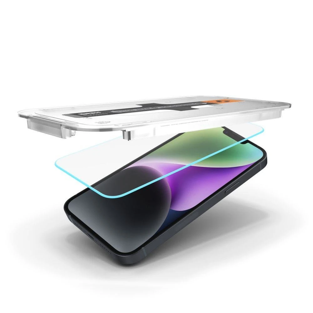 Apsauginis stiklas Spigen GLAS.TR "EZ FIT" Apple iPhone 13 / 13 Pro / 14