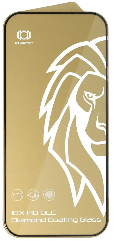 Apsauginis stiklas Tel Protect 10X HD DLC Diamond Coating, skirtas iPhone 17 Pro