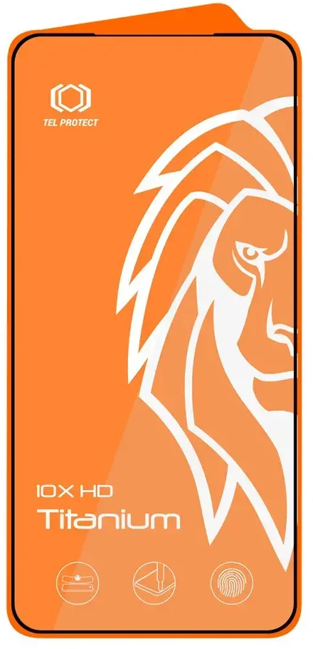 Apsauginis stiklas Tel Protect 10X HD Plus Titanium, skirtas iPhone 17 pro (vokelis)