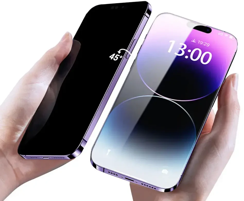 Apsauginis stiklas Tel Protect 10X Privacy Titanium skirtas Apple iPhone 17 Pro