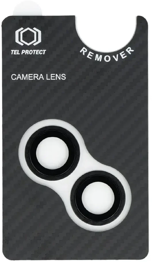 Apsauginis stiklas Tel Protect 3D Lens Aramid Series on camera skirtas Apple iPhone 15/15 Plus (objektyvui 2 vnt)