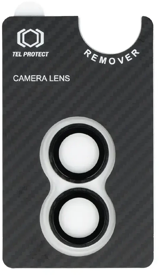 Apsauginis stiklas Tel Protect 3D Lens Aramid Series on camera skirtas Apple iPhone 16/16 Plus (objektyvui 2 vnt)