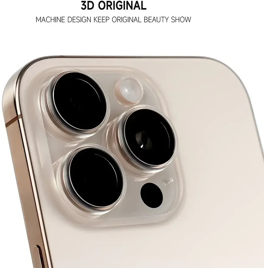 Apsauginis stiklas Tel Protect 3D Lens skirtas Samsung Galaxy S26 Ultra transparent (objektyvui 5 vnt)
