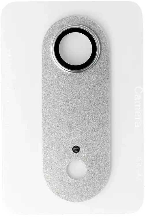 Apsauginis stiklas Tel Protect 95% AR+AF Full Metal Camera Protector on camera skirtas Apple iPhone 17 Air sidabrinis (camera island)