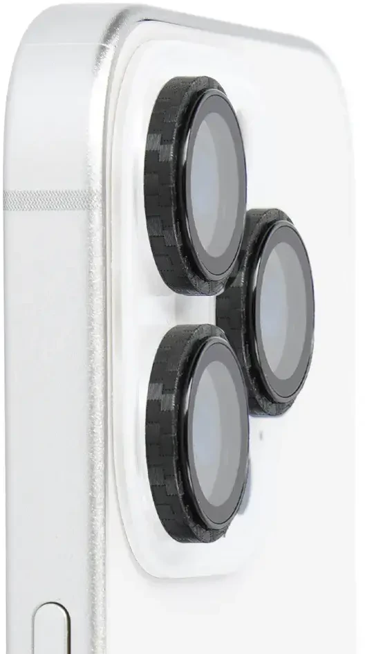 Apsauginis stiklas Tel Protect Titanium Lens 99% AR Aramid Series on camera skirtas Samsung Galaxy S25 Plus (objektyvui 3 vnt)