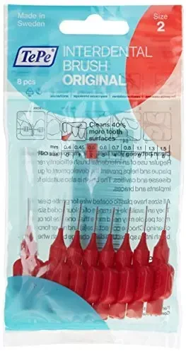 TEPE originalus raudonas dydis 2 0,5mm 8szt