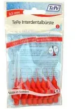 TePe Interdental 0,5 mm tarpdančių šepetėliai, 6 vnt.