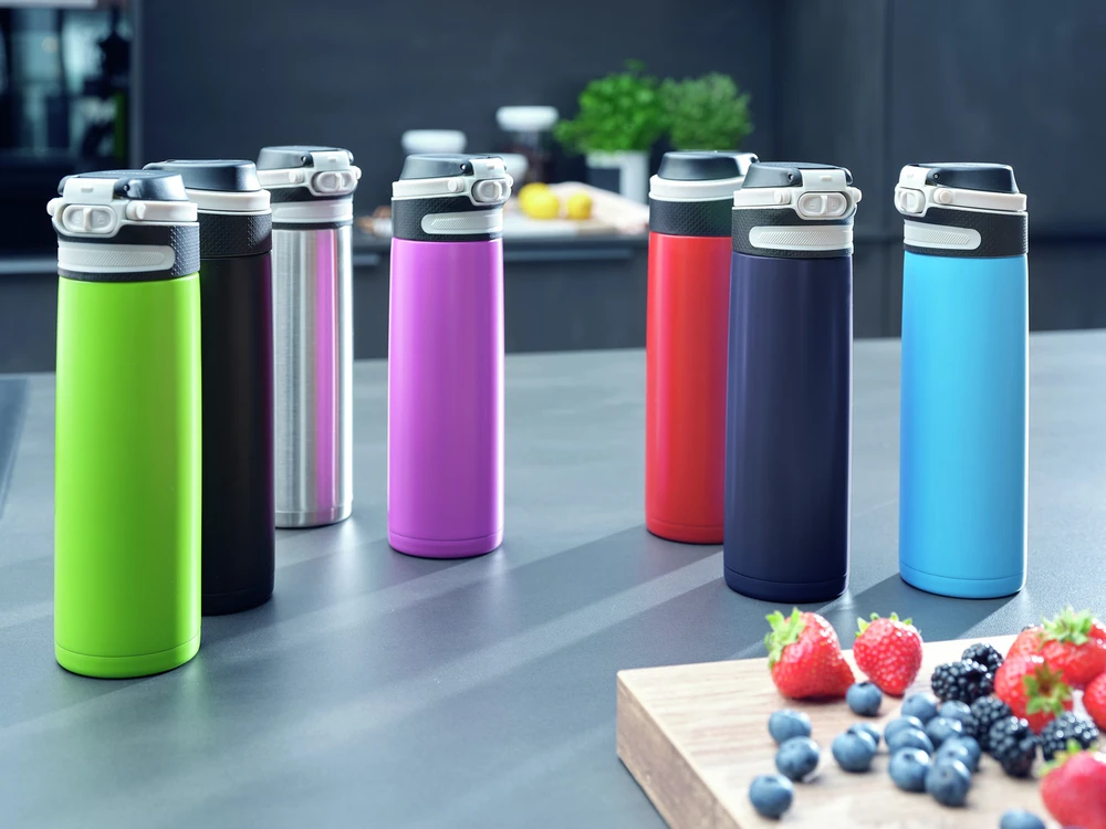 Thermal mug Leifheit Flip 600 ml Violetinė