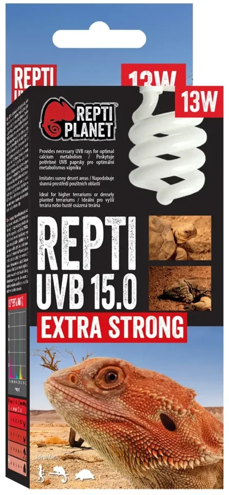 Apgaismojums terārijam : Repti Planet Repti UVB 15.0, 13W