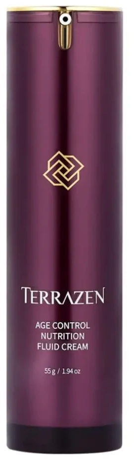 Maitinantis, stangrinantis serumas veido odai Terrazen Age Control Nutrition Fluid Kreminis, ypač tinka brandžiai veido odai, 55 g