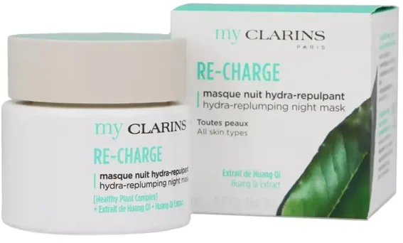 Testinė Clarins My Clarins Re-Charge Hydra Replumping Night Mask 50ml