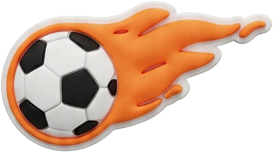 TFO 3D lipdukas Football 5 vnt. rinkinys