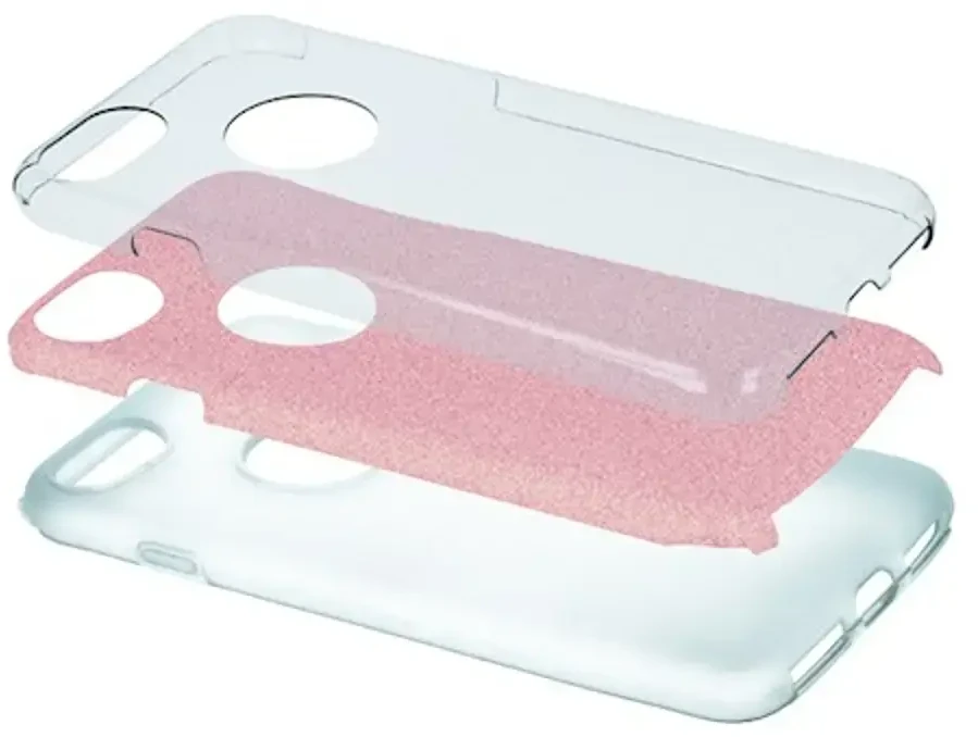 TFO Blizgus 3in1 dėklas, skirtas Samsung Galaxy A26, rožinis