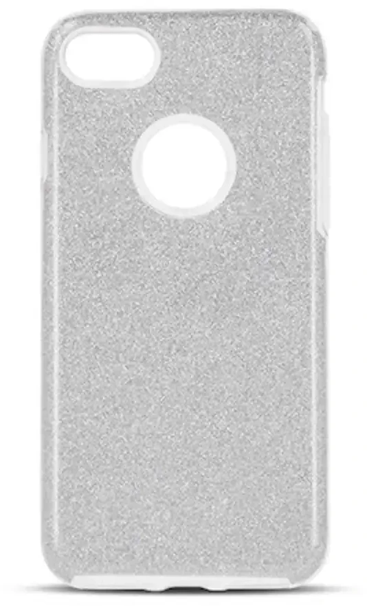 TFO Telforceone Blizgantis 3in1 dėklas Xiaomi Redmi 14C 4G/ 14C 5G / Redmi A4 / POCO C75, sidabrinis