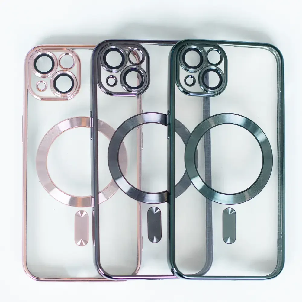 TFO Telforceone Spalvotas chromuotas „Mag“ dėklas, skirtas „iPhone 16e“ / „17e“, žalias