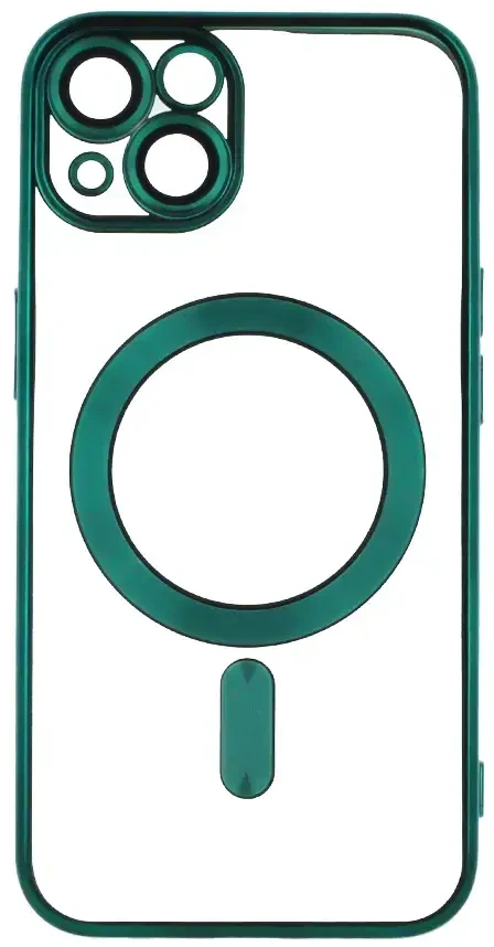 TFO Telforceone Spalvotas chromuotas „Mag“ dėklas, skirtas „iPhone 16e“ / „17e“, žalias