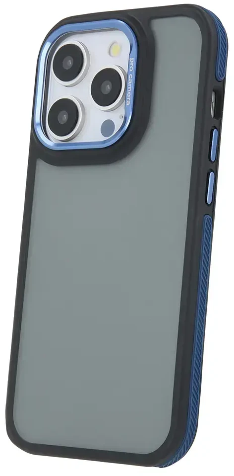 TFO Telforceone Crystal Juodas dėklas, skirtas Xiaomi Redmi Note 14 5G (Global) mėlynas