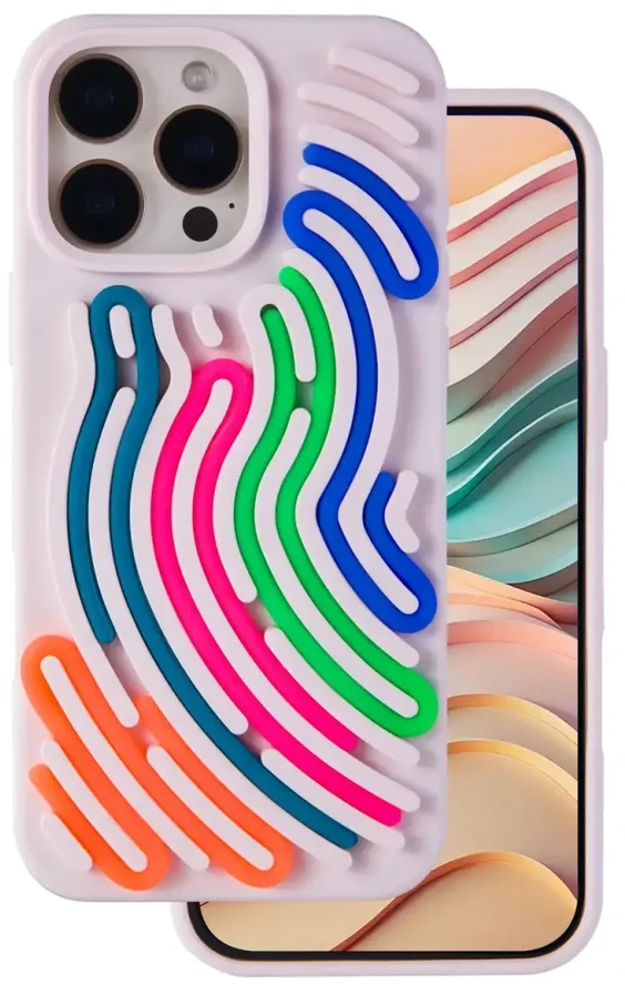 TFO Telforceone „Pasidaryk pats“ „Snake“ dėklas, skirtas „iPhone 14 Pro 6,1“; rožinis