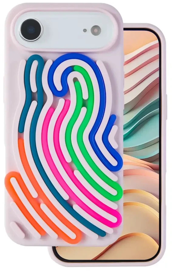 TFO Telforceone „Pasidaryk pats“ „Snake“ dėklas, skirtas „iPhone 17 Air 6,6“; rožinis